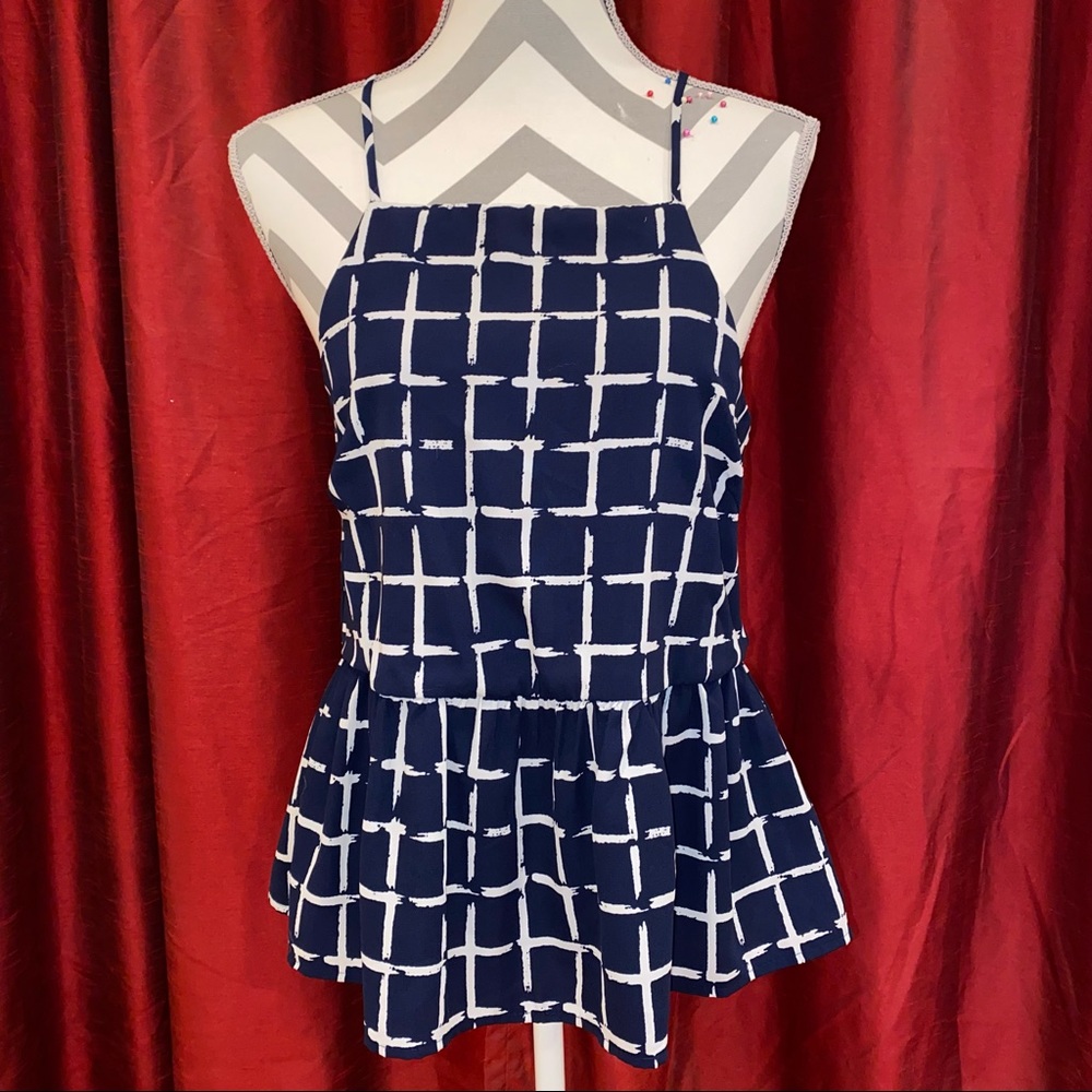 The Impeccable Pig Pendulum Navy Top